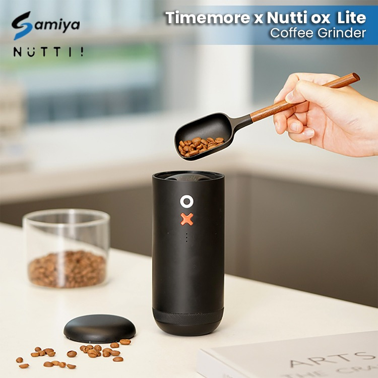 timemore x nuttii ox lite portable electric grinder /  grinder kopi elektrik / alat giling biji kopi