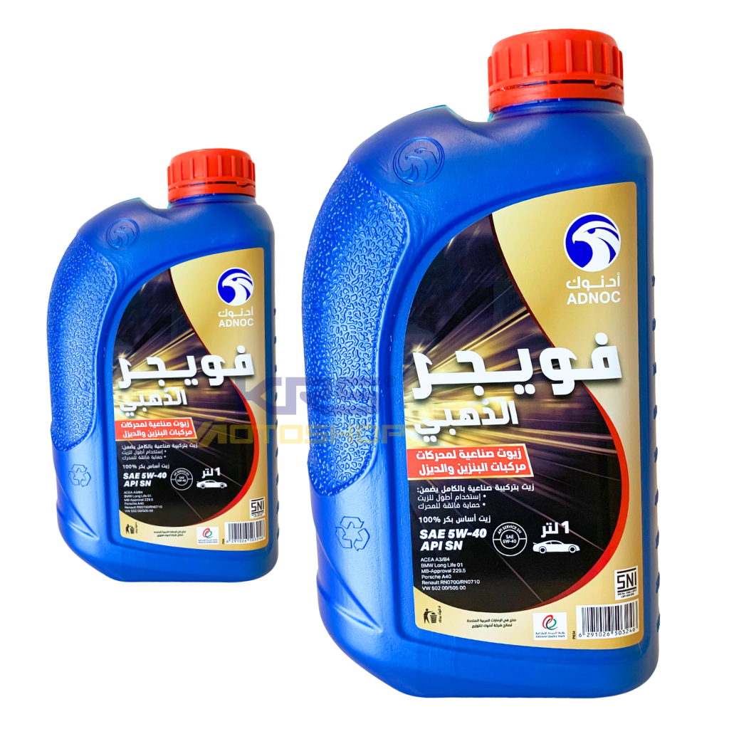 Oli ADNOC VOYAGER Gold 5W40 Fully Synthetic 1L