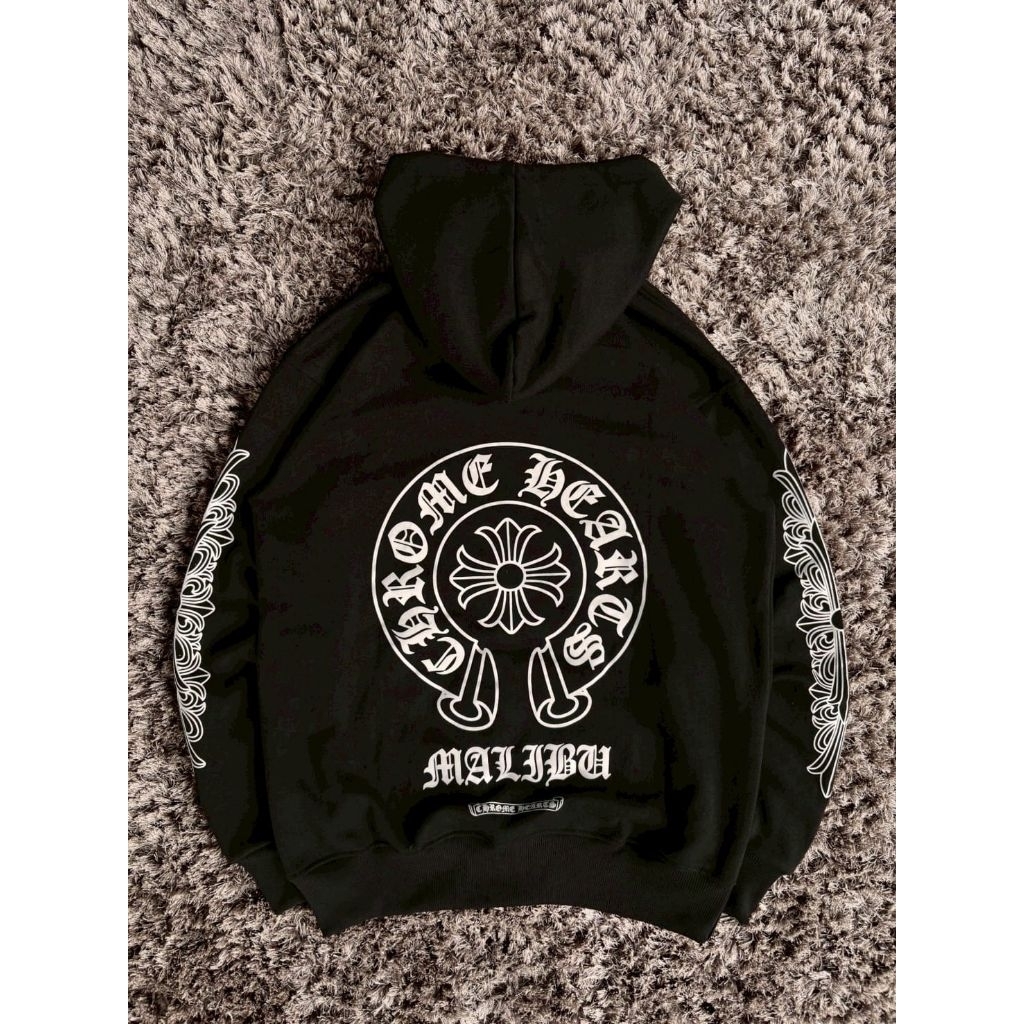 Jaket Hoodie Keren Chrome Heart Mirror Black