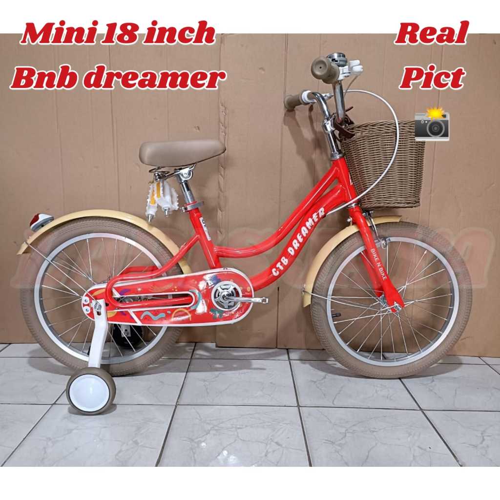 BNB Dreamer Sepeda Anak Perempuan 12-18 Inch sepeda anak bnb dreamer bnb terbaru
