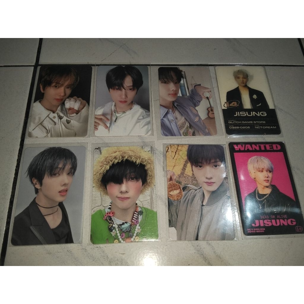 Photocard Official NCT 127 DREAM Jisung Nabi HELLO FUTURE NCTZONE Laundry ESCAPE SG25 WALK