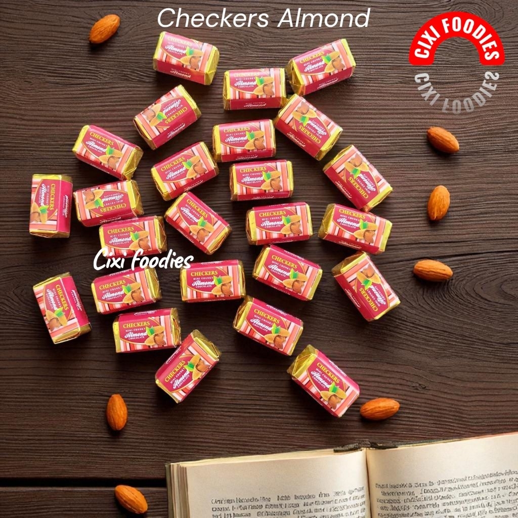 CEMILAN VIRAL COKLAT ALMOND BATANG CHECKERS MINI CHUANKY Legit Enak dengan Coklat Premium