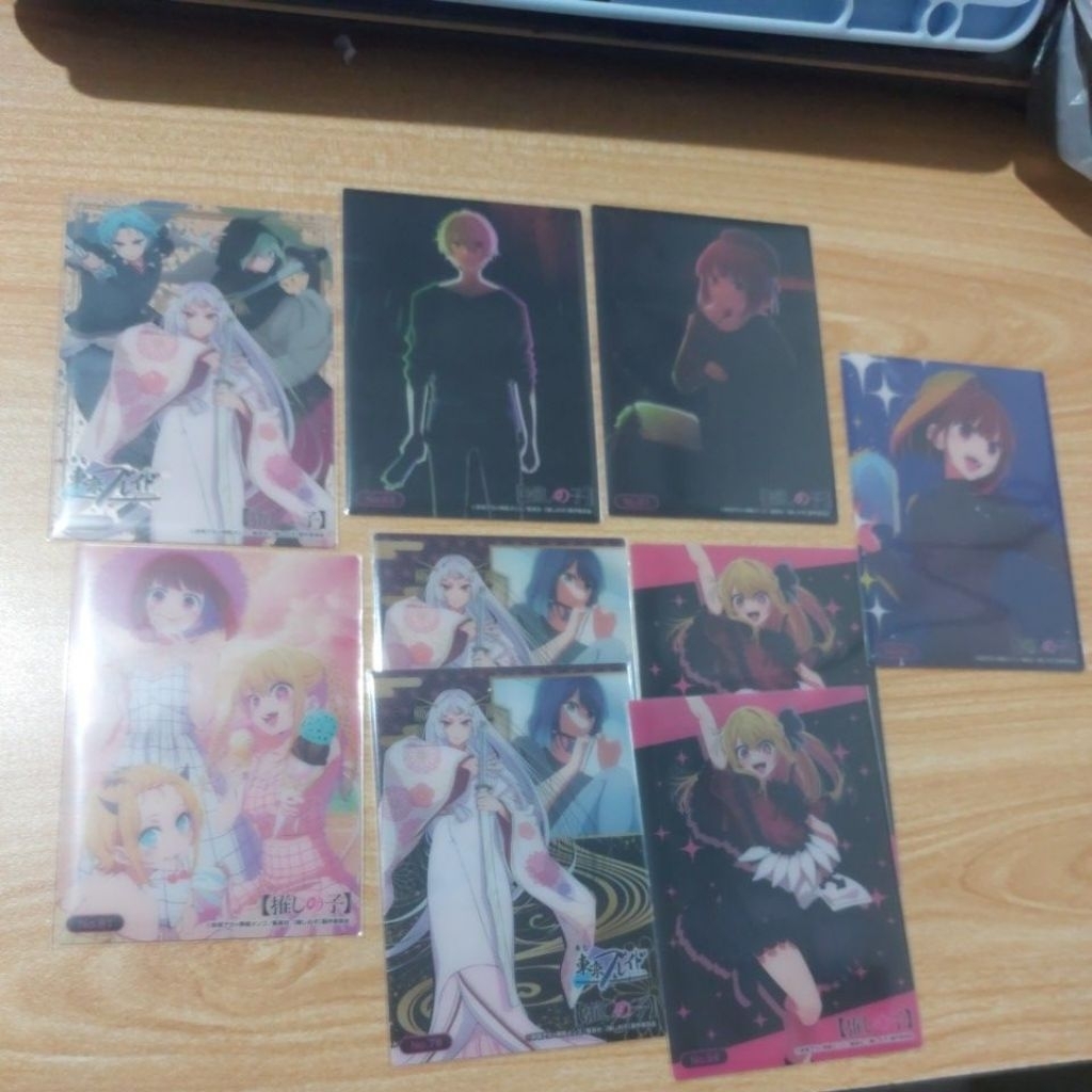 Clearcard Oshi no Ko Tokyo Blade Hoshino Aqua Ruby Arima Kana Akane Kurokawa B Komachi memcho