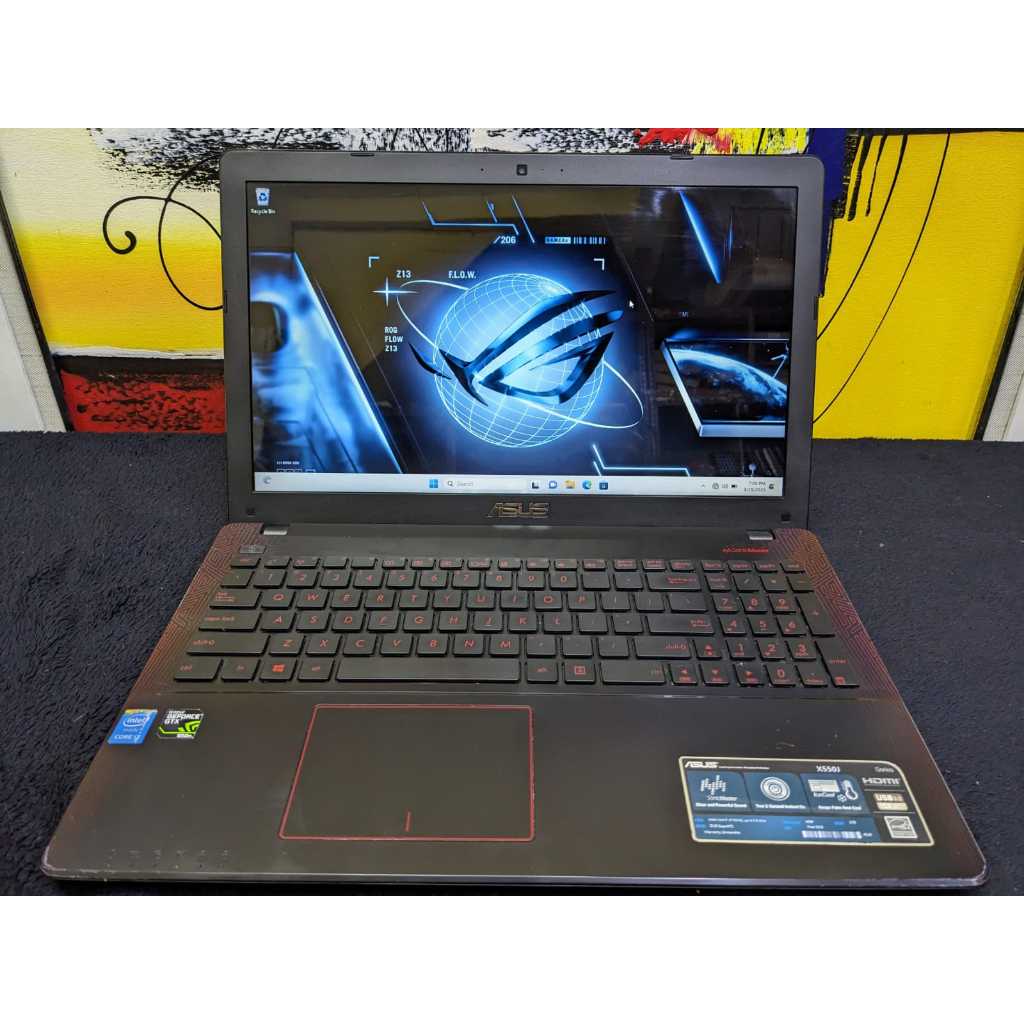 Laptop Baby ROG X550 Core i7 12/512 Nvidia GTX 950M murah