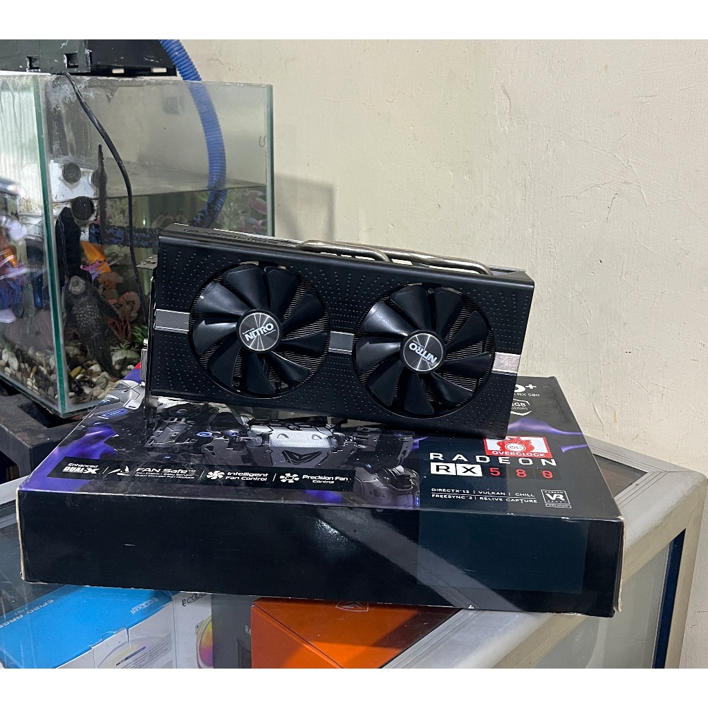 VGA AMD Sapphire Nitro+ RX 580 8GB/ No Minus/ No Ex Mining/ Fullset BOX/ SEGEL