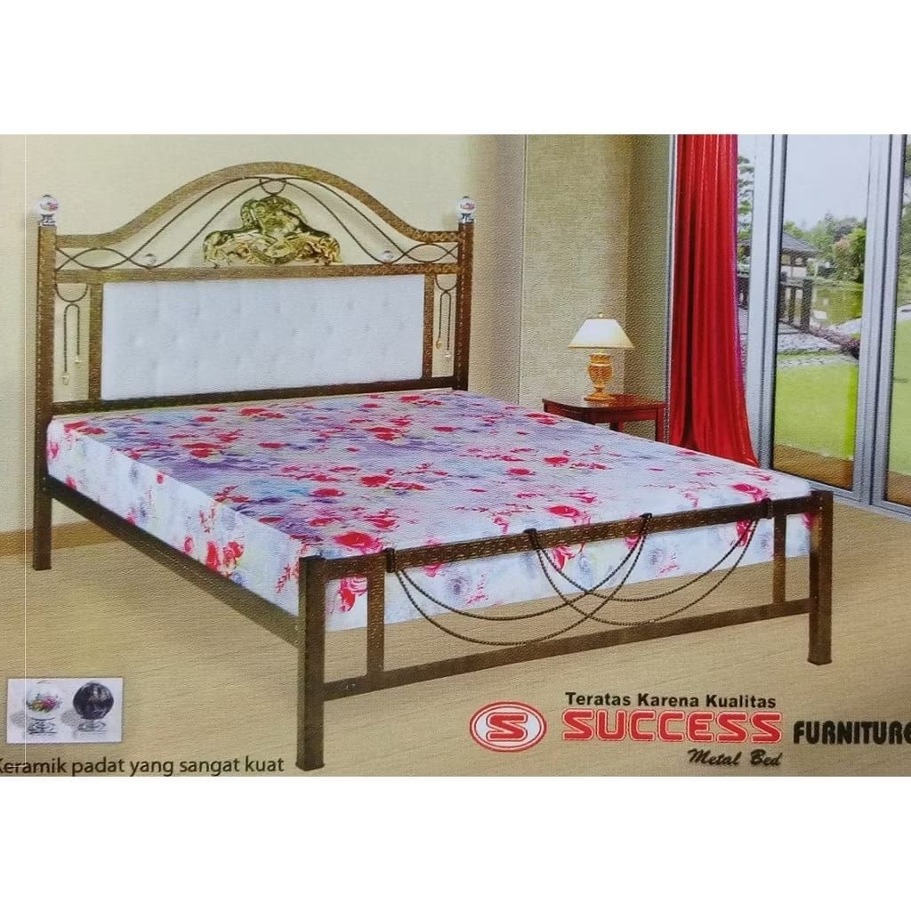 Ranjang Besi Tempa Success Kuda Minimalis Elegan
