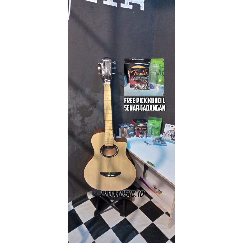 Gitar acustic/gitar pemula tanam besi