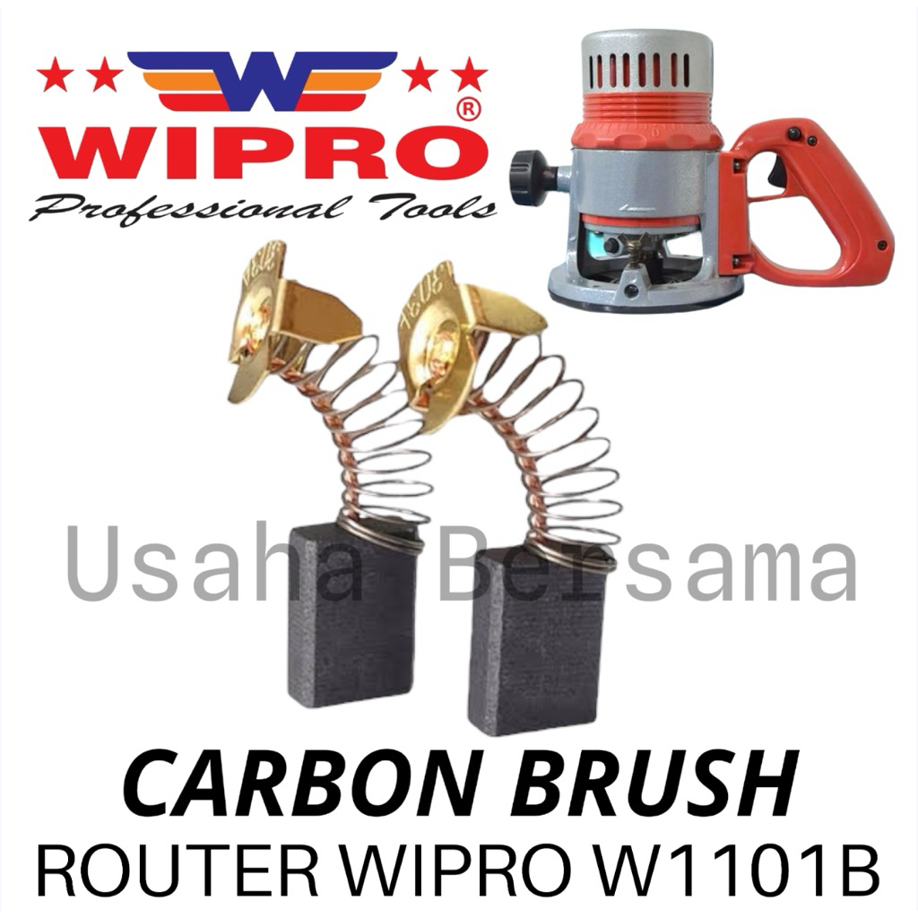 CARBON BRUSH W1101B ROUTER WIPRO BROSTEL PROFIL WIPRO PROFIL BESAR ARANG W 1101 B