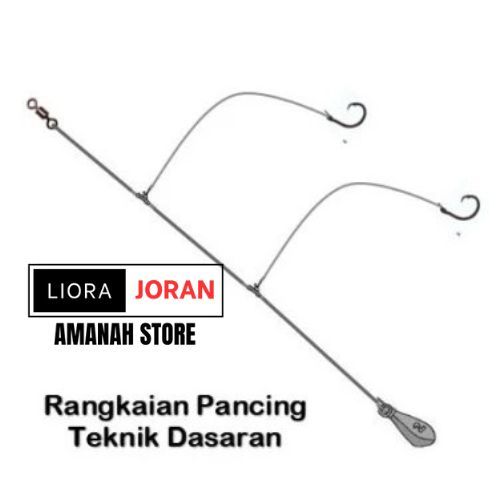 Rangkaian Kail Pancing Dasaran Untuk Laut / Kail Pancing Rangkaian