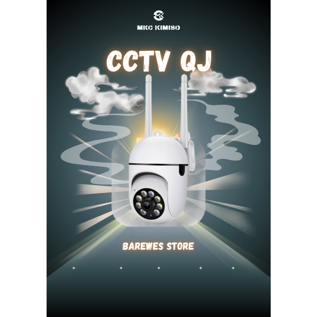 CCTV QJ ANTENA 2 V380 PRO | BISA PANTAU JARAK JAUH DENGAN HP