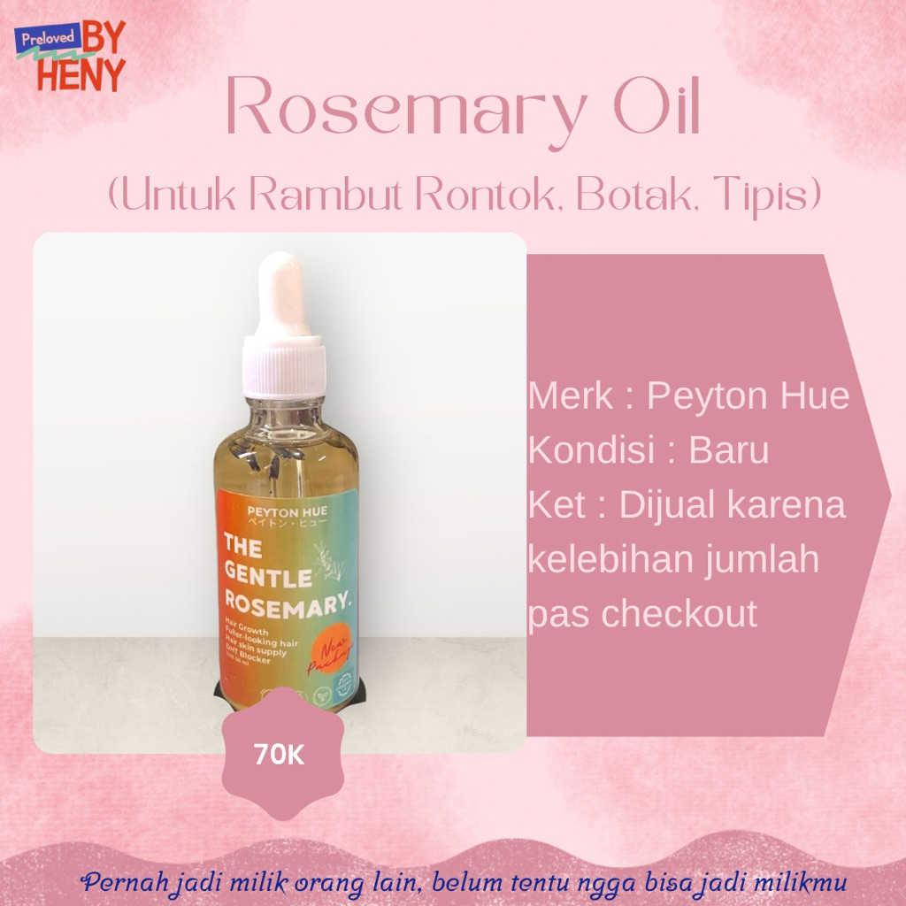 Rosemary Oil Peyton Hue