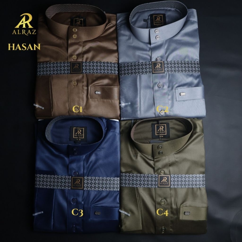 Jubah Al Raz Reguler Model Hasan