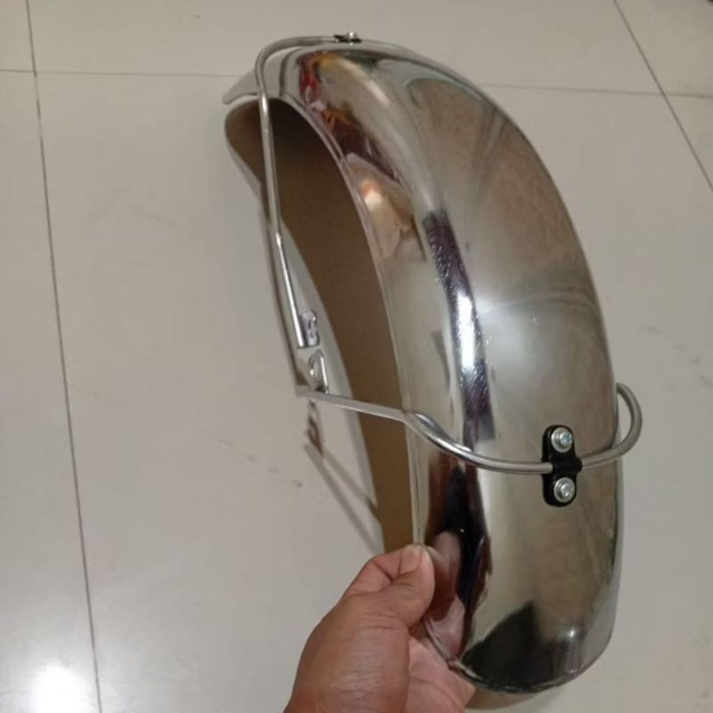 Spakbor Depan W175 Chroom, Spakbor Depan Custom, Spakbor Depan Slebor Bobber