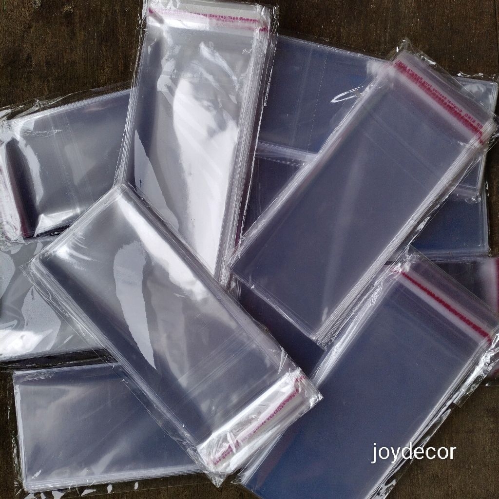 1 Pack 100 lembar Plastik OPP Uang Buket Bunga Flower Wrapping Money Bouquet