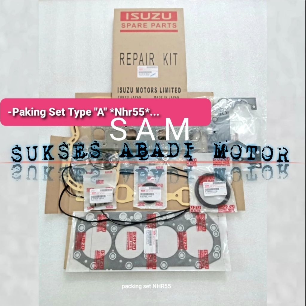 GASKET FULL SET PAKING SET ISUZU NHR55 NHR 55 ASLI