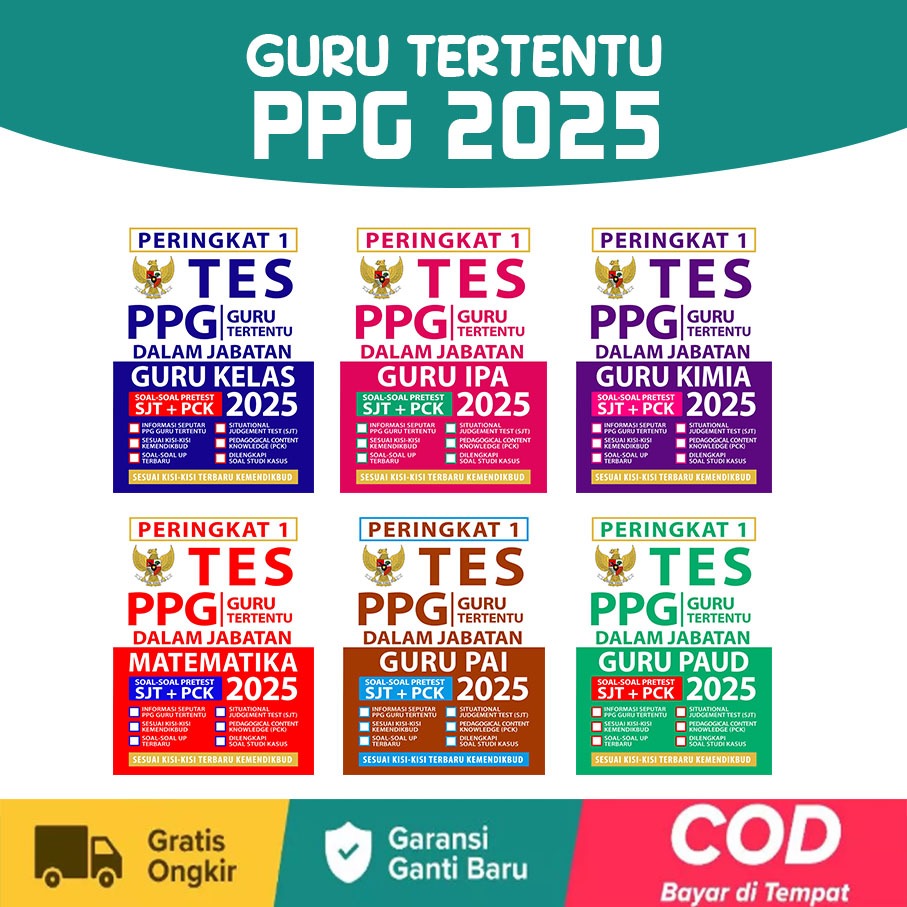 Buku PPG 2025 - PPG Guru Tertentu 2025 - PPG Dalam Jabatan 2025