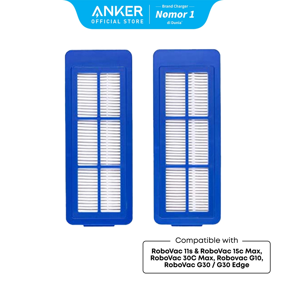 Eufy RoboVac Replacement Filter Set, Compatible with RoboVac 11S, 15C Max, 30C Max, G10, G30, G30 Ed