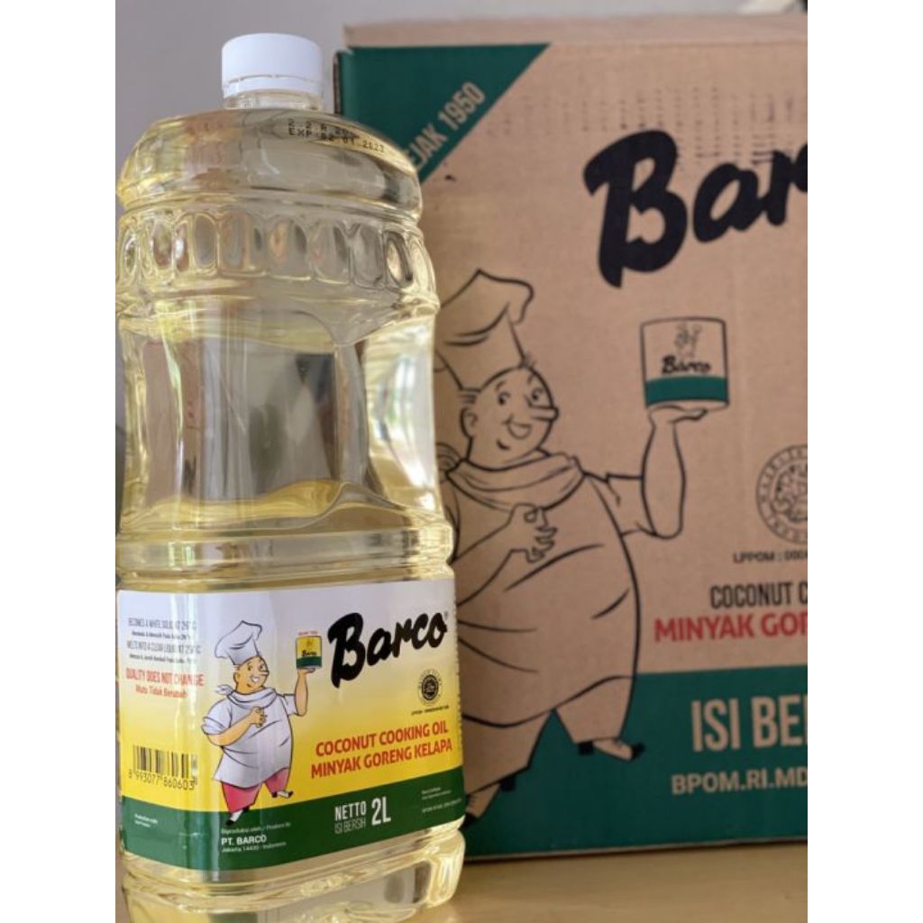 minyak barco 2 liter botol