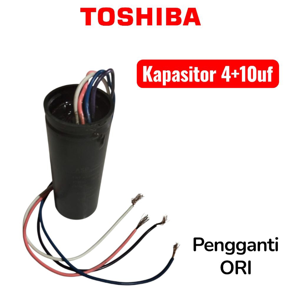 kapasitor CAPASITOR mesin cuci Toshiba 2 tabung 4 kabel