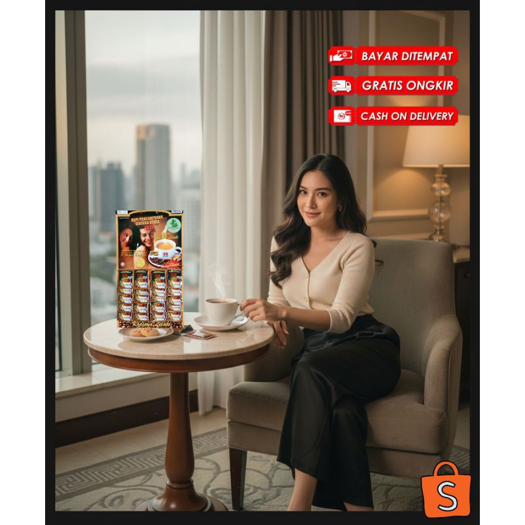 1 papan Coffe instan terbaik - kopi 39 plus ginseng