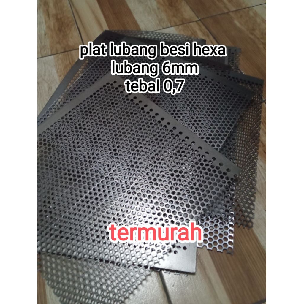 plat lubang speaker 30x30/plat ram lubang