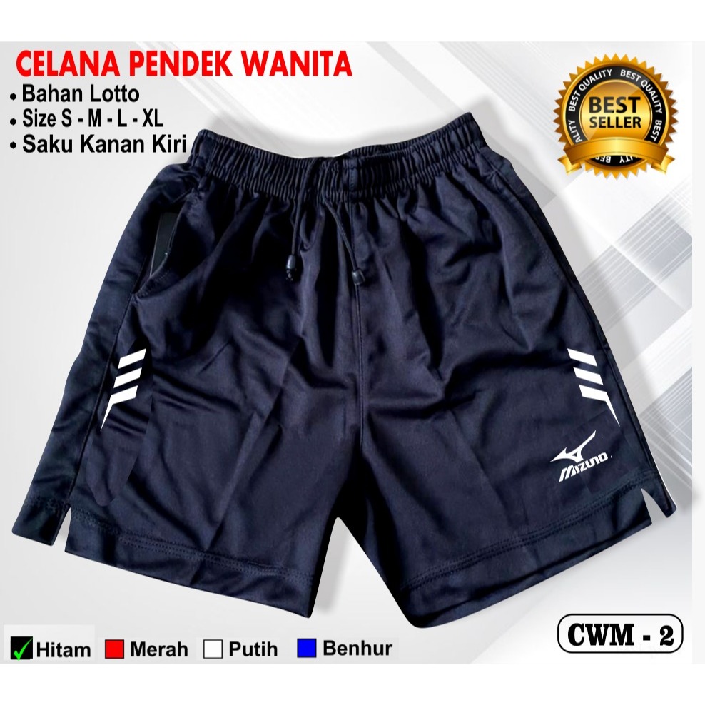 Celana pendek voli wanita celana voli bawahan olahraga cewek