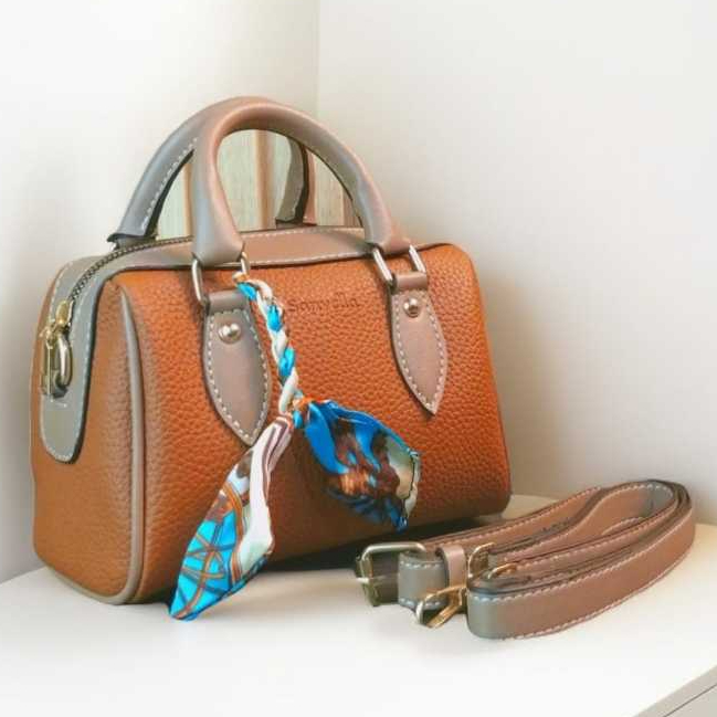 Sanvella tas wanita selempang dan tangan elegan speedy mini  kulit premium fashion kekinian branded 