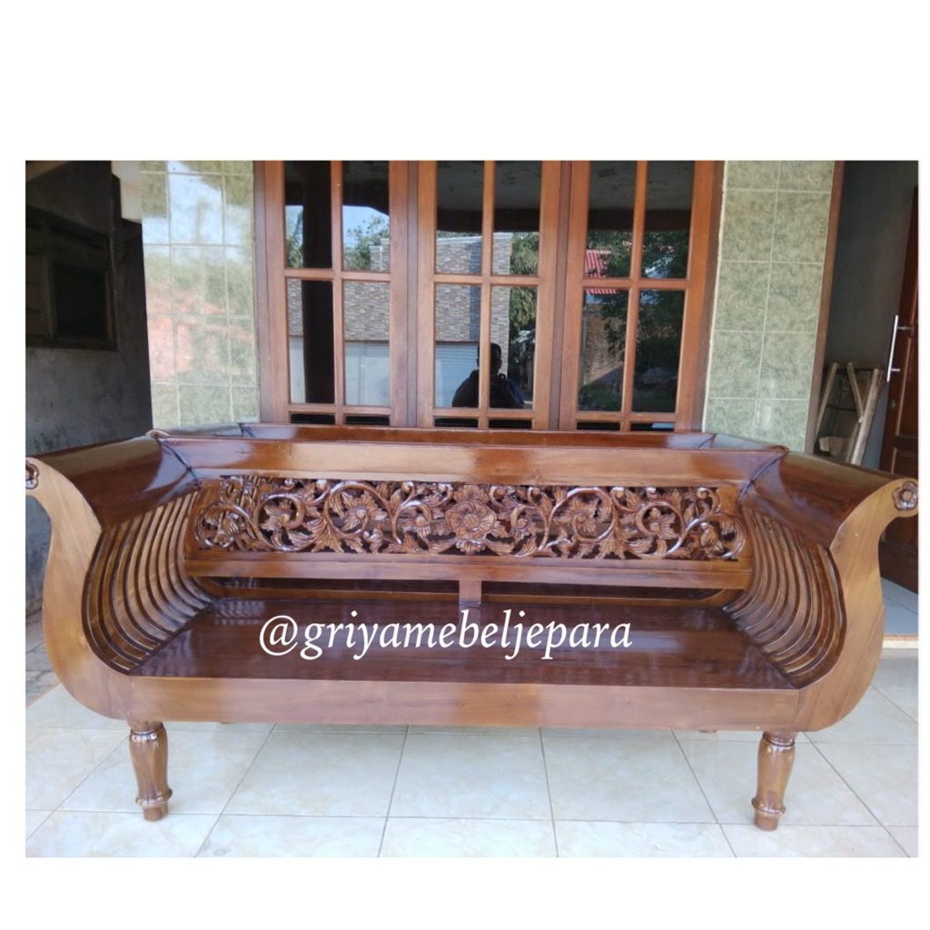sofa ukir mewah kayu jati jepara