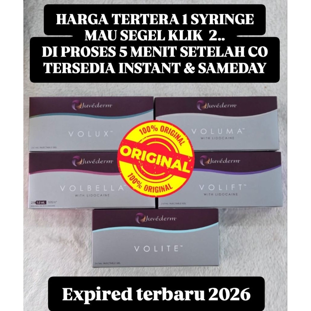 juvederm italy all varian | BPOM langsung kirim