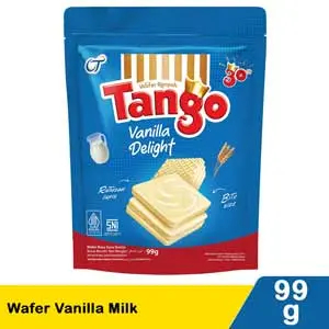

Tango Wafer Vanilla Milk 99g Cokelat 99g Tango