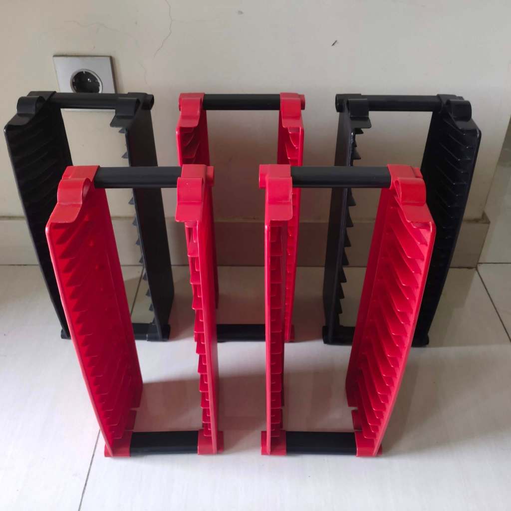 Set 5 rak CD / tempat CD (muat 50 CD)