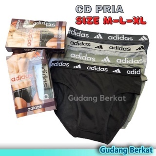 Sempak Pria 1BOX 3pcs / CD pria / Sempak Pria Dewasa / Celana Dalam Pria Dewasa