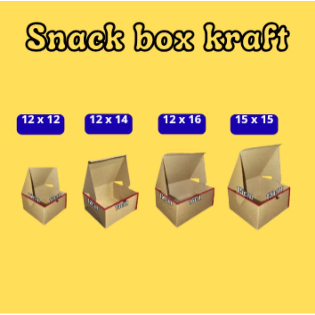 snack box kraft | snack box paper