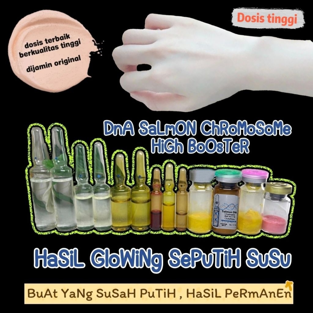 Dna salmon chromosome high booster whitening infus