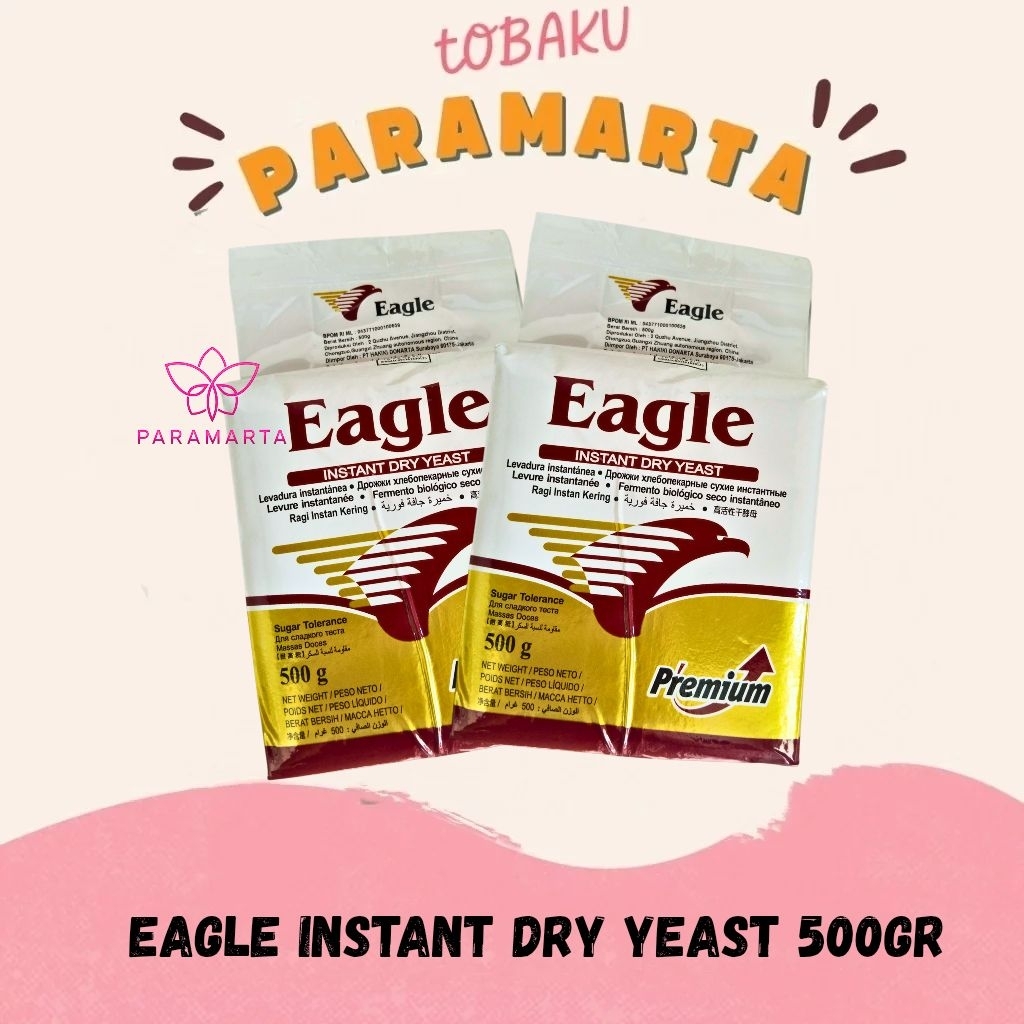 EAGLE INSTANT DRY YEAST RAGI INSTANT 500GR