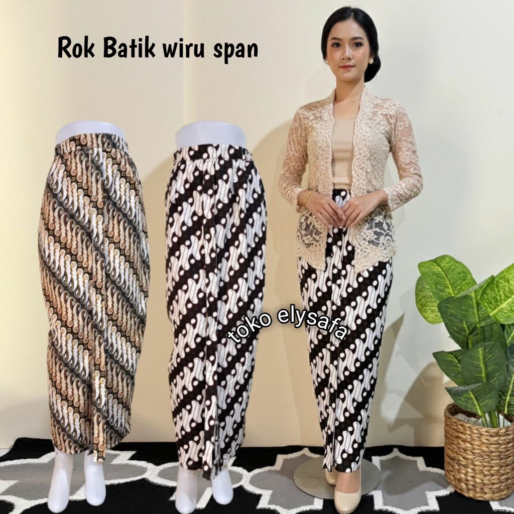 Rok span Wiru Batik