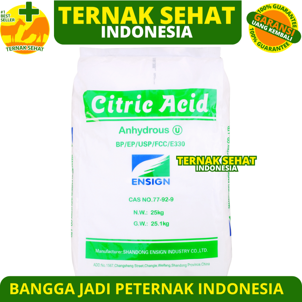 CITRIC ACID ANHYDROUS - Citroen Sitrun Food grade Sitrun Makanan - Asam Sitrat Citrun Acid Anhydrous