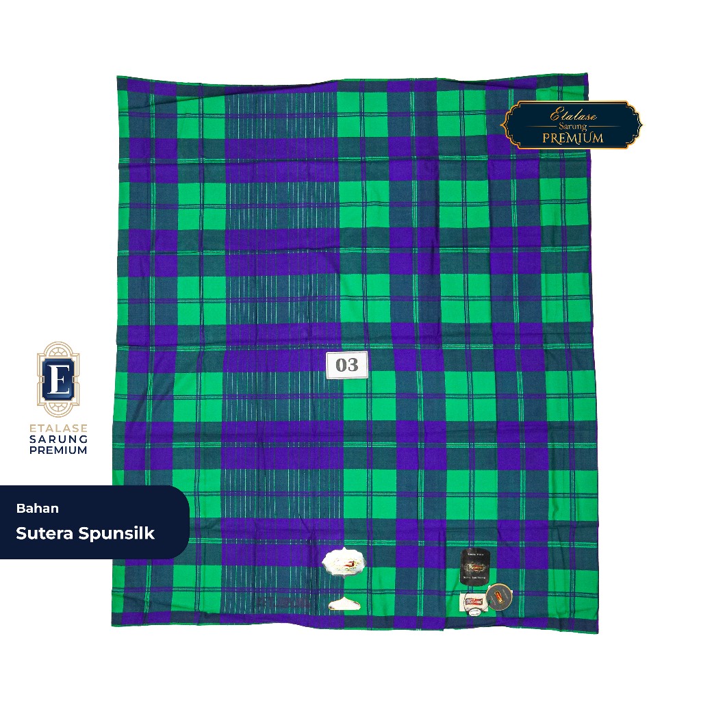 Sarung Istimewa KETJUBUNG Sutera Spunsilk ATBM Motif KDW