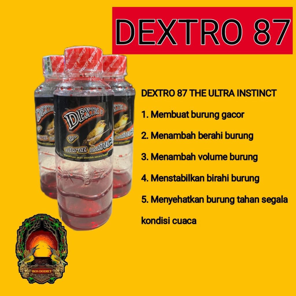 DEXTRO87 ( Dextro87 om Acuz cocok untuk burung sogon maupun konin )
