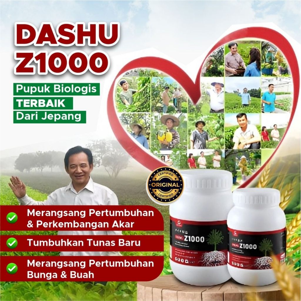 DASHU Z1000 PUPUK ORGANIK JEPANG Original (PALING AMPUH)