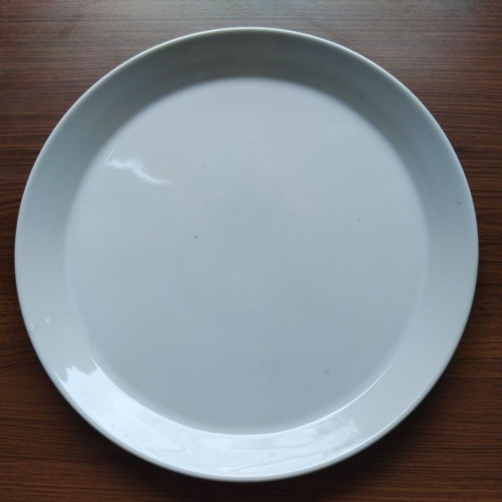 Dinner plate keramik diameter 26 cm putih glosy