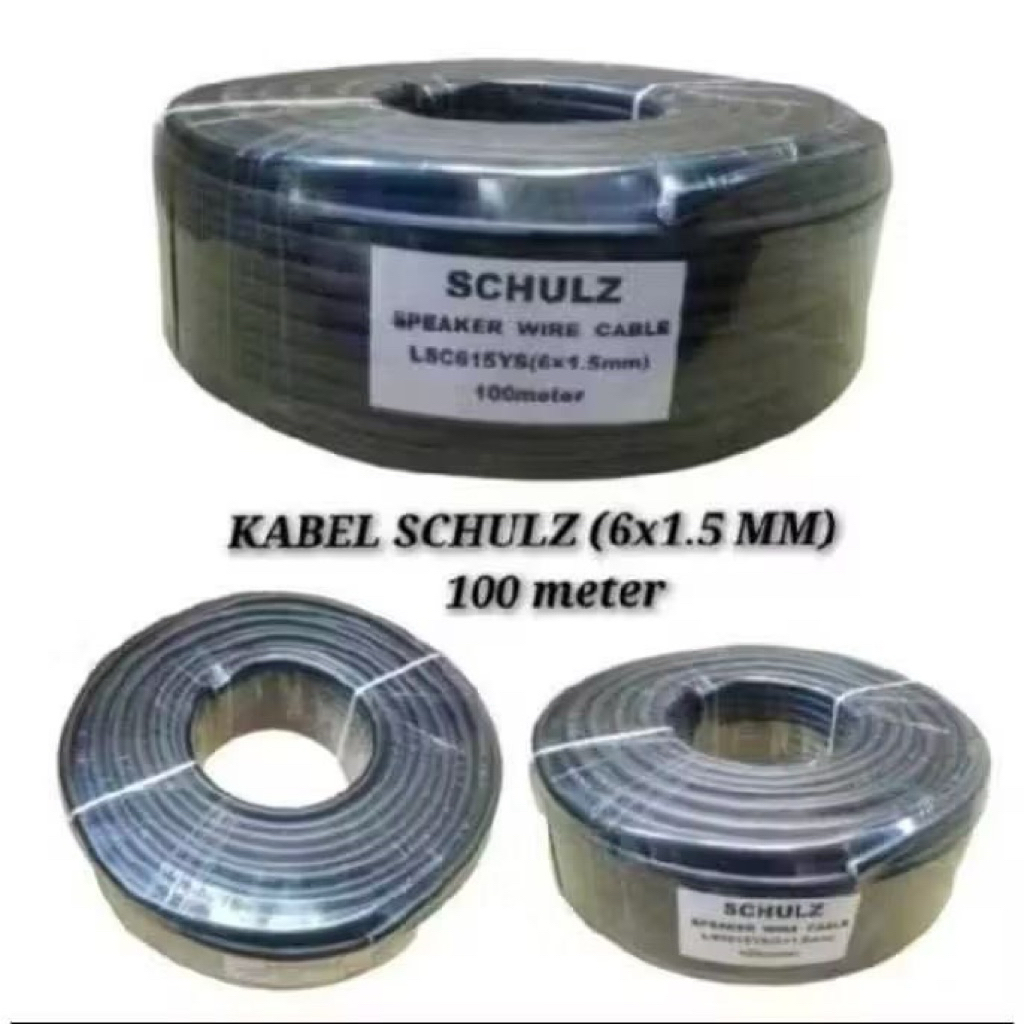 Kabel Speaker Audio Isi 6 Schulz 6X1.5mm Eceran harga permeter Kabel spiker 6 X 1.5 mm isi 6