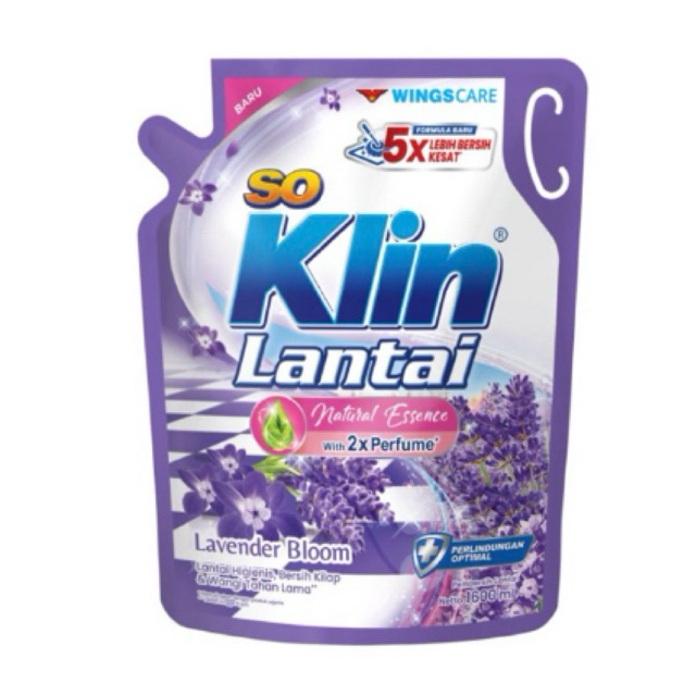 SoKlin Lantai Lavender Bloom Pembersih Lantai 1600ml