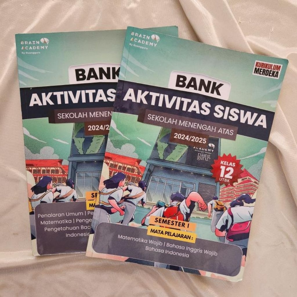 preloved buku brain academy ruangguru 2024