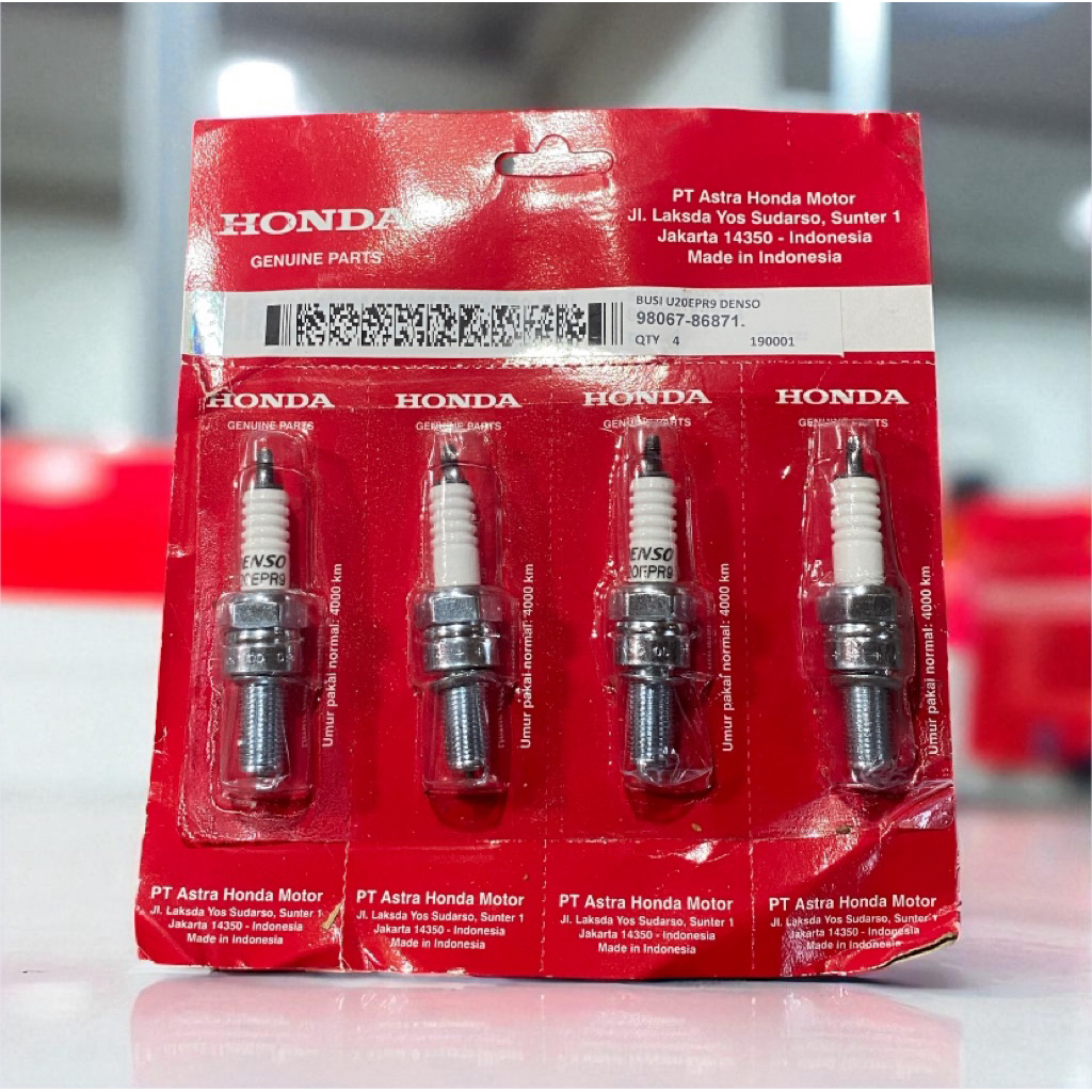 BUSI HONDA PANJANG BEAT VARIO JUPITER MX SCOOPY PANJANG BUSI DENSO HONDA