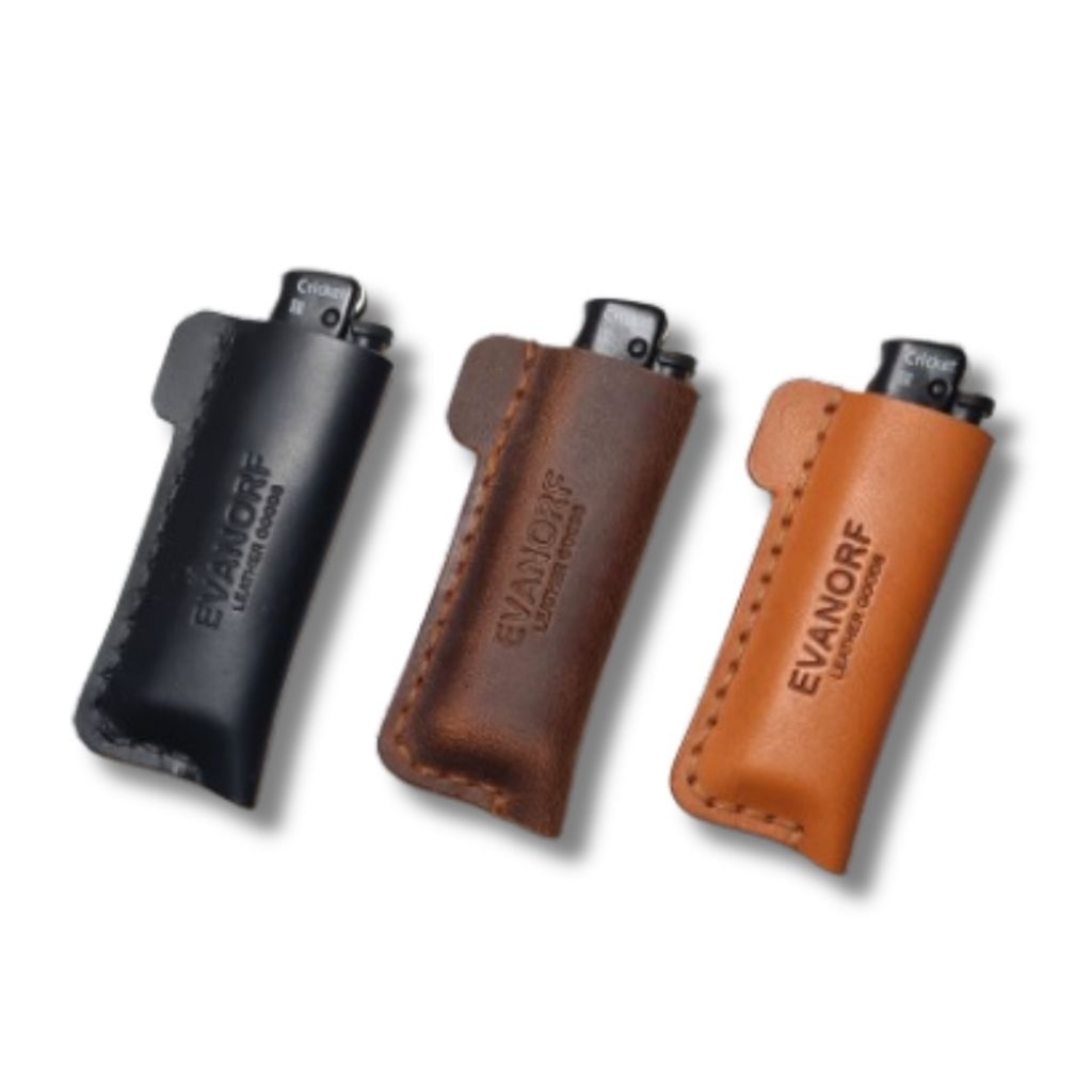 EVNRF Lighter Case Leather - Sarung Korek Cricket Kulit Asli Handmade