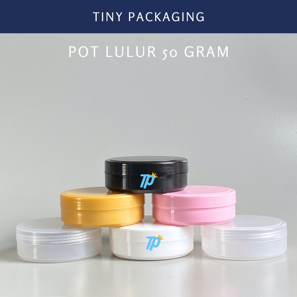 Pot Lulur 50 gr | Pot Lulur Pomade Kosong 50 gram | Pot Pomade 50 gr | Pot 50 gr Produk Terbaru