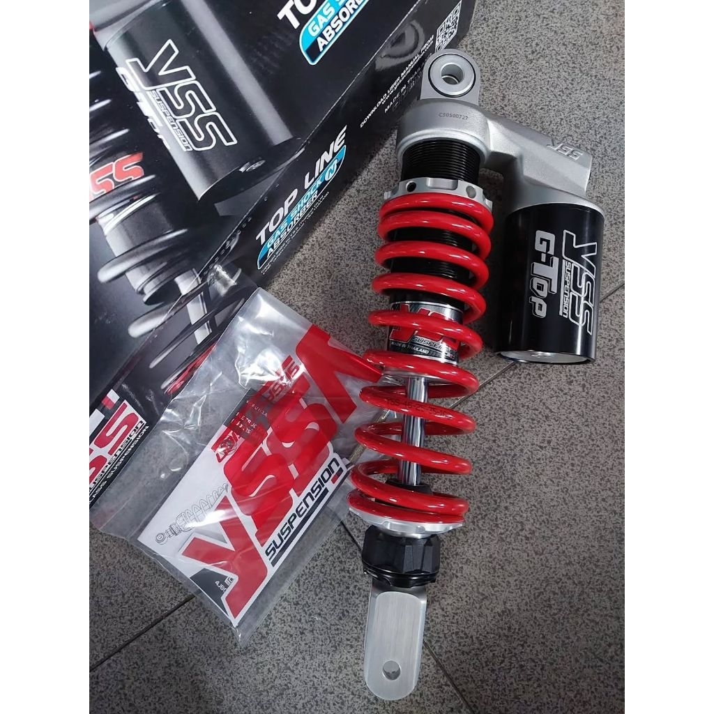shockbeker yss GTOP 300mm yamaha matic single shock merah original