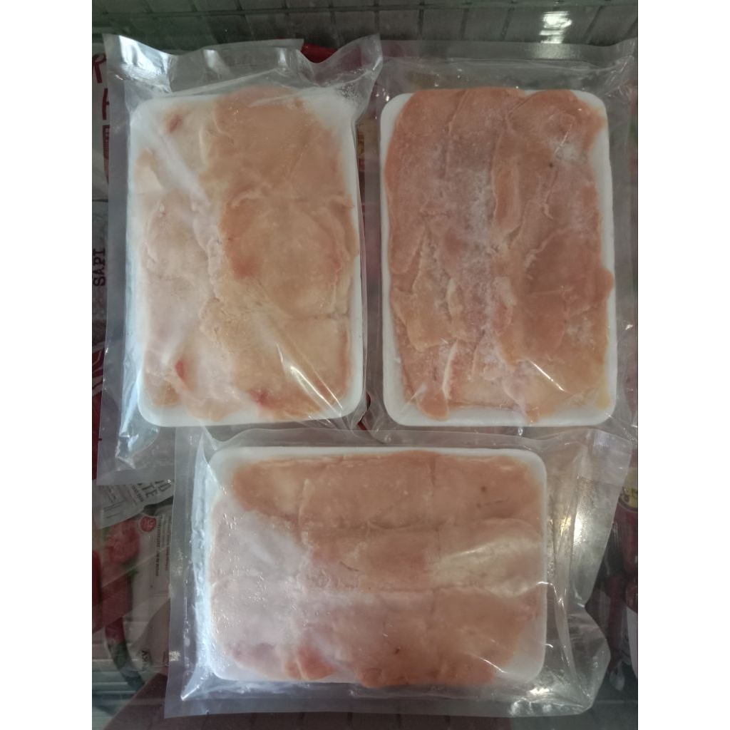 Daging ayam slice 500 gr