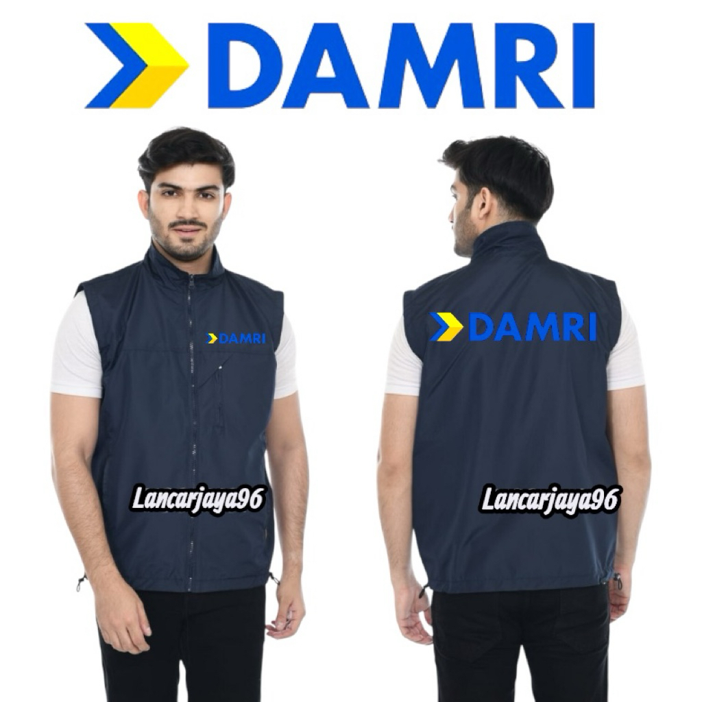 Jaket Rompi Krah Transjakarta/Rompi Damri Terbaru/Rompi Polos